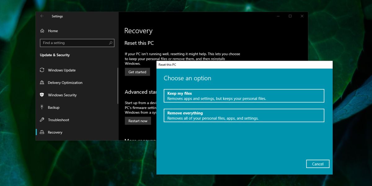 windows 10 reset pc fails windows 10 reset pc fails