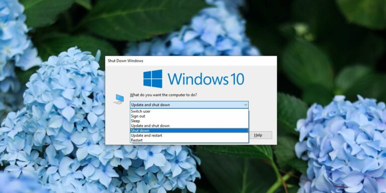 How to shut down without installing updates on Windows 10