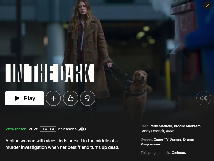 How to Watch In the Dark on Netflix US from Everywhere in the World