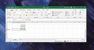add hours in Excel