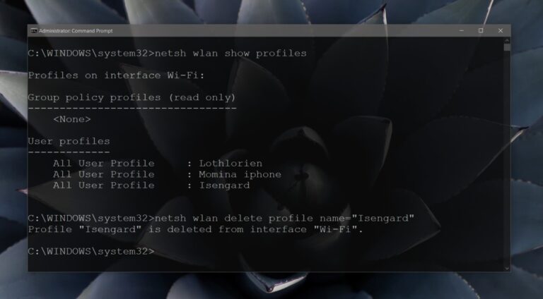 HOW TO REMOVE WIFI NETWORK IN LAPTOP visual data 3