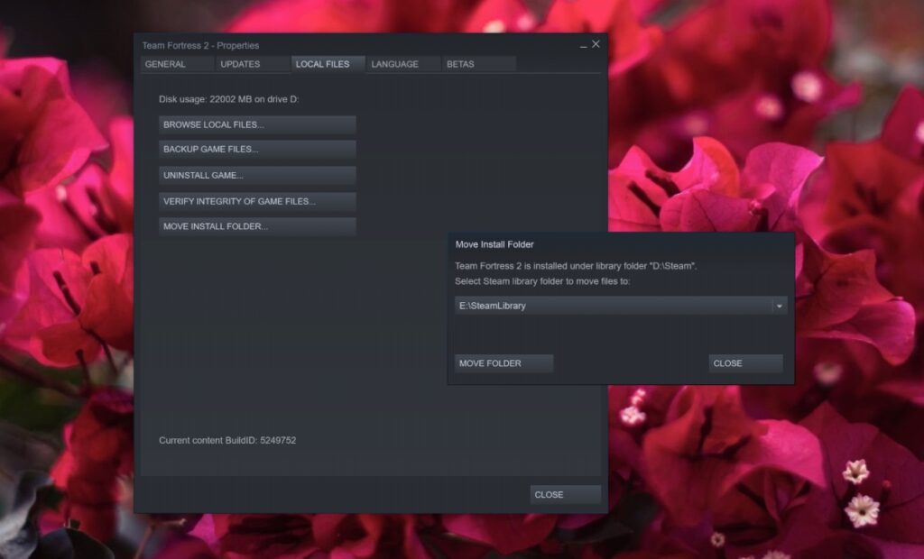 How to install a Steam game to an external drive on Windows 10