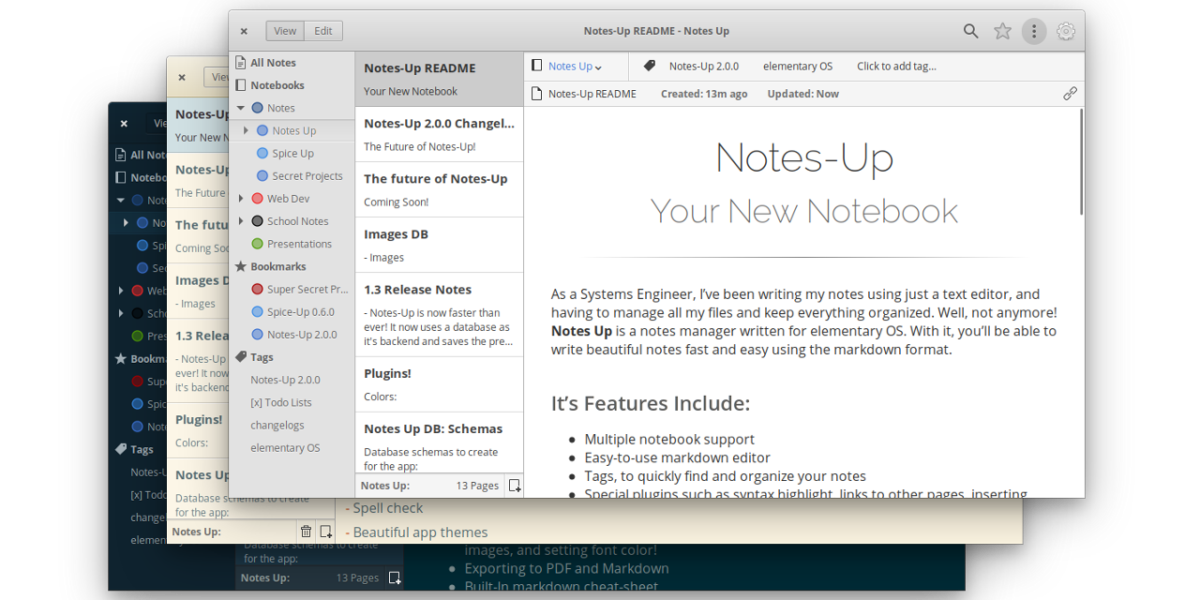 How to install the NotesUp note app on Linux