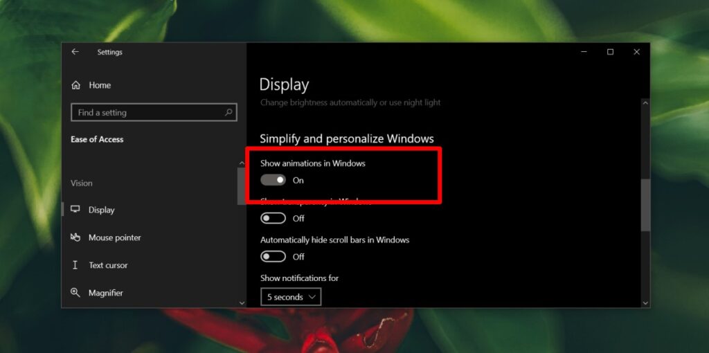 how to enable disable screenshot flash on windows 11
