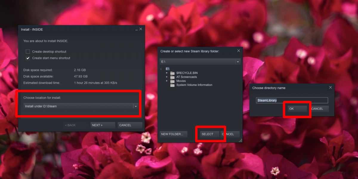 Transfer or Install STEAM games to another HD or SSD