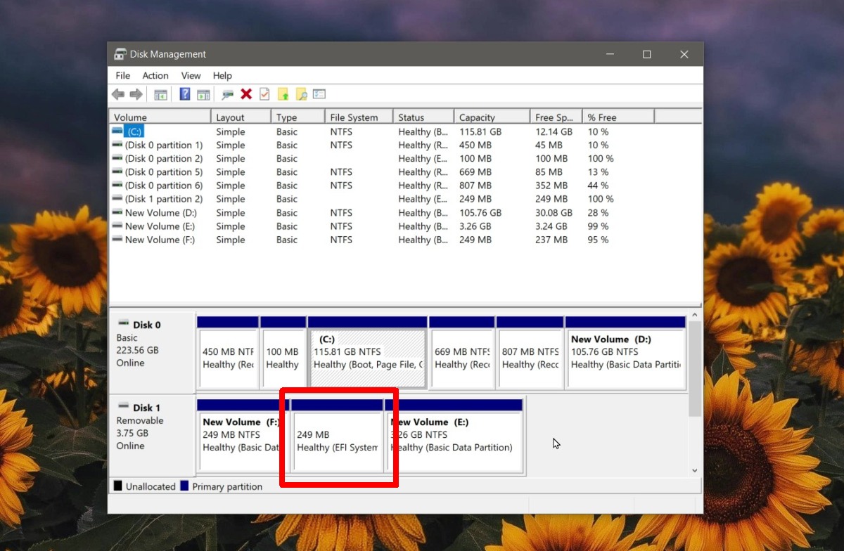 how to delete system partition in windows 10