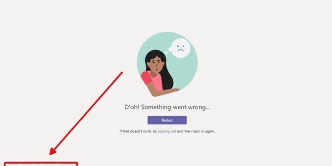 fix error 500 Microsoft Teams