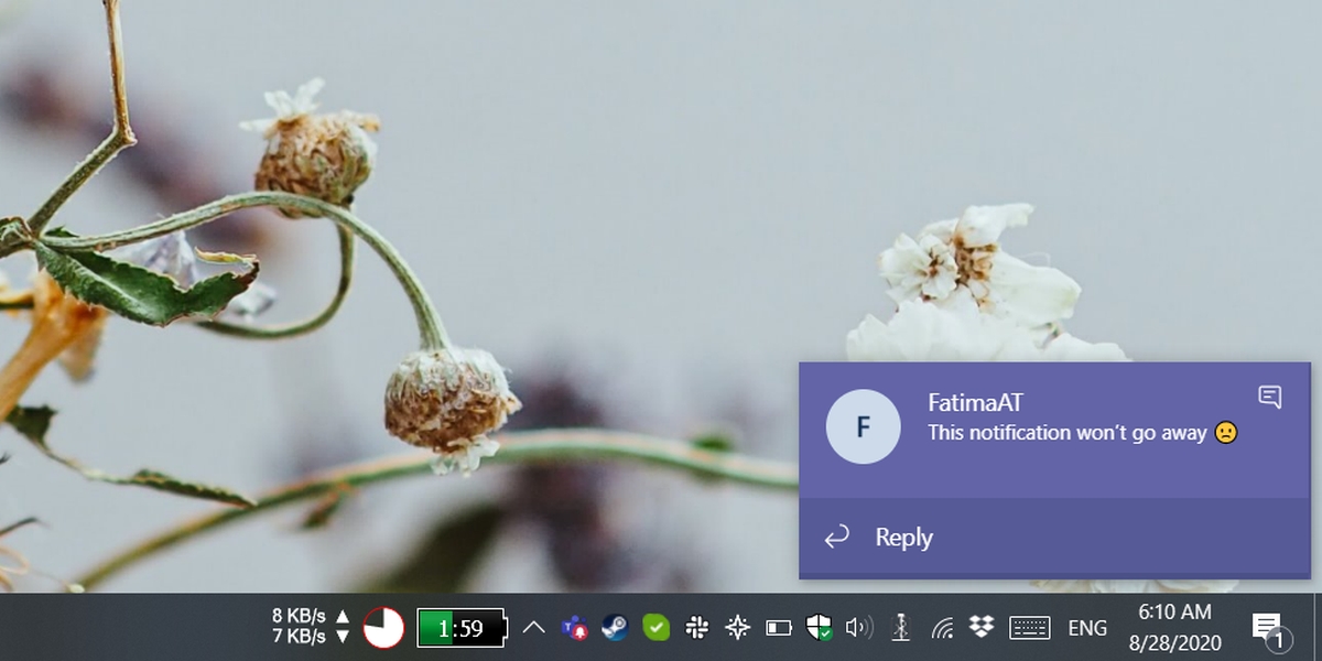 microsoft teams desktop app notifications