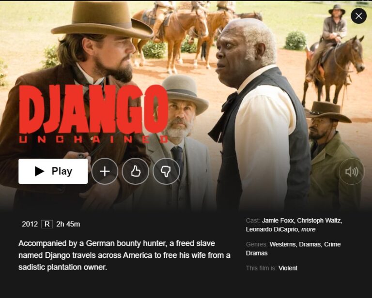 How to Watch Django Unchained on Netflix from Anywhere