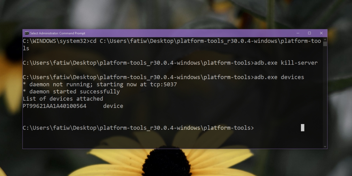 How to get Android device log on Windows 10