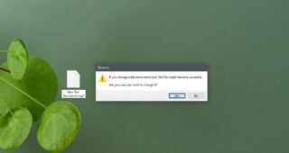Change file extension Windows 10