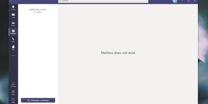 mailbox does not exist