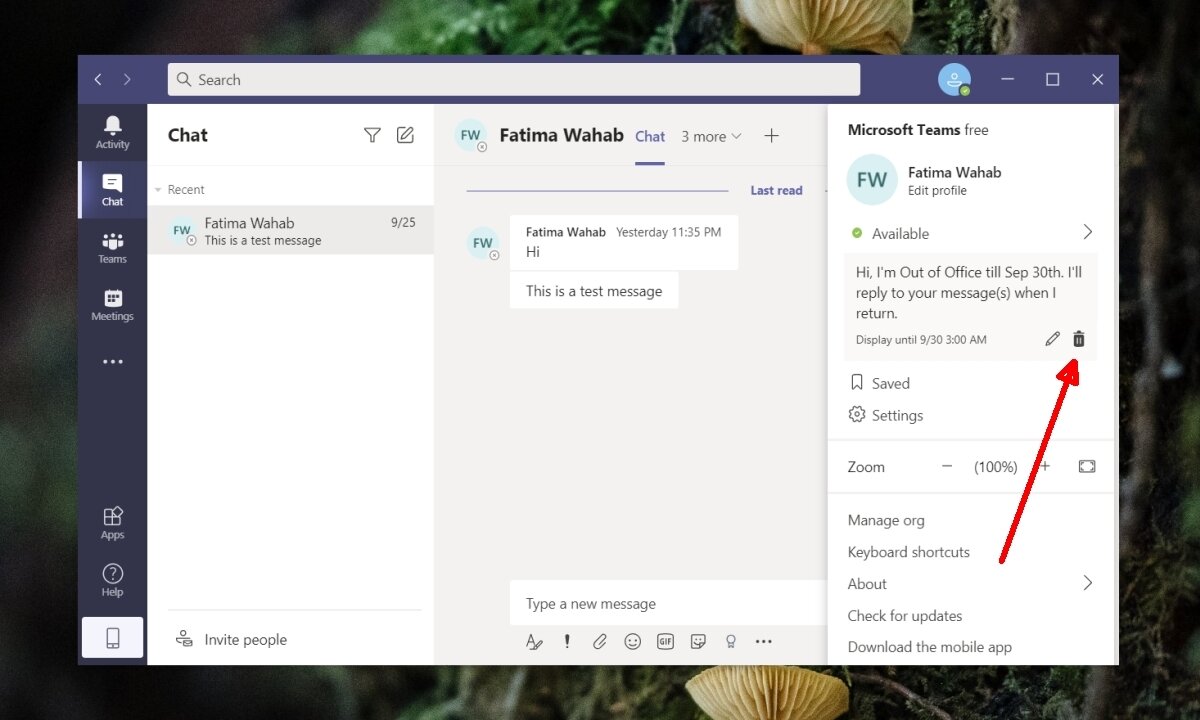 How to Set Out of Office in Teams (Full Guide) AddictiveTips 2023