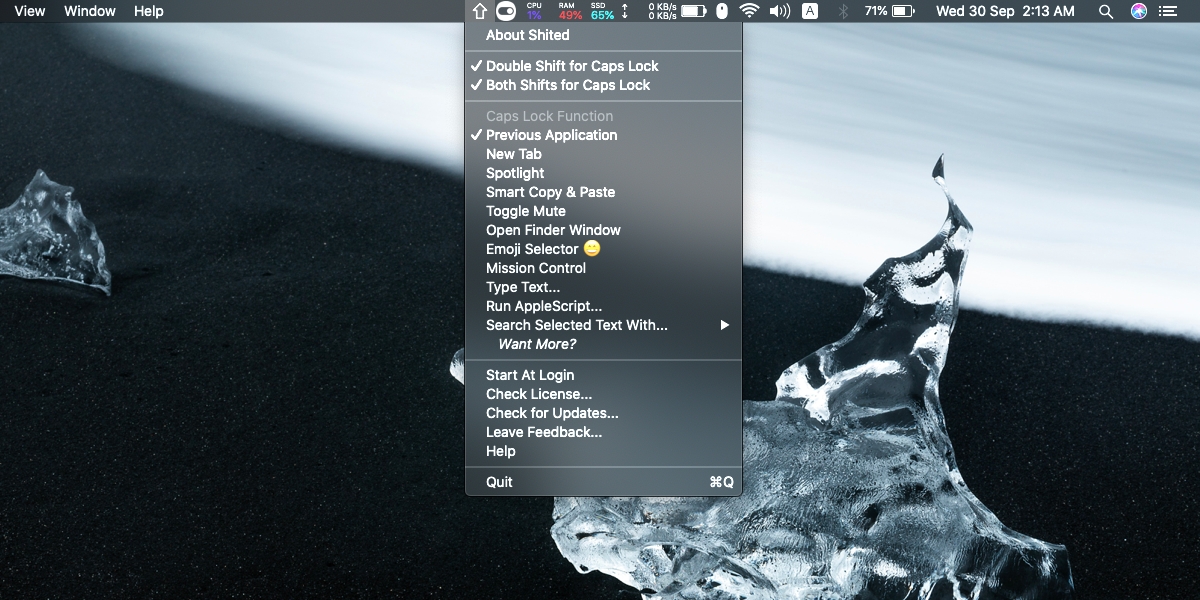 How to change the Caps key function on macOS