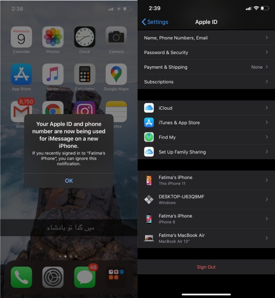 Collection 28+ Images your phone number is now being used for facetime on a new iphone Sharp