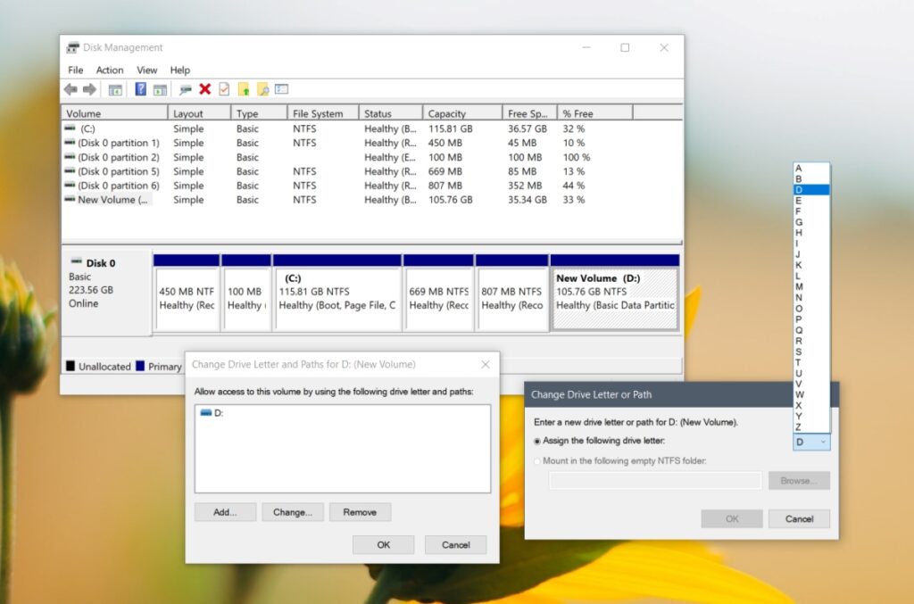 Change driver