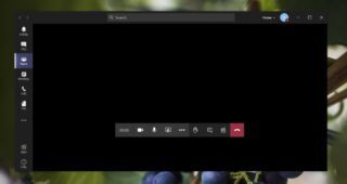 teams meeting hide bar