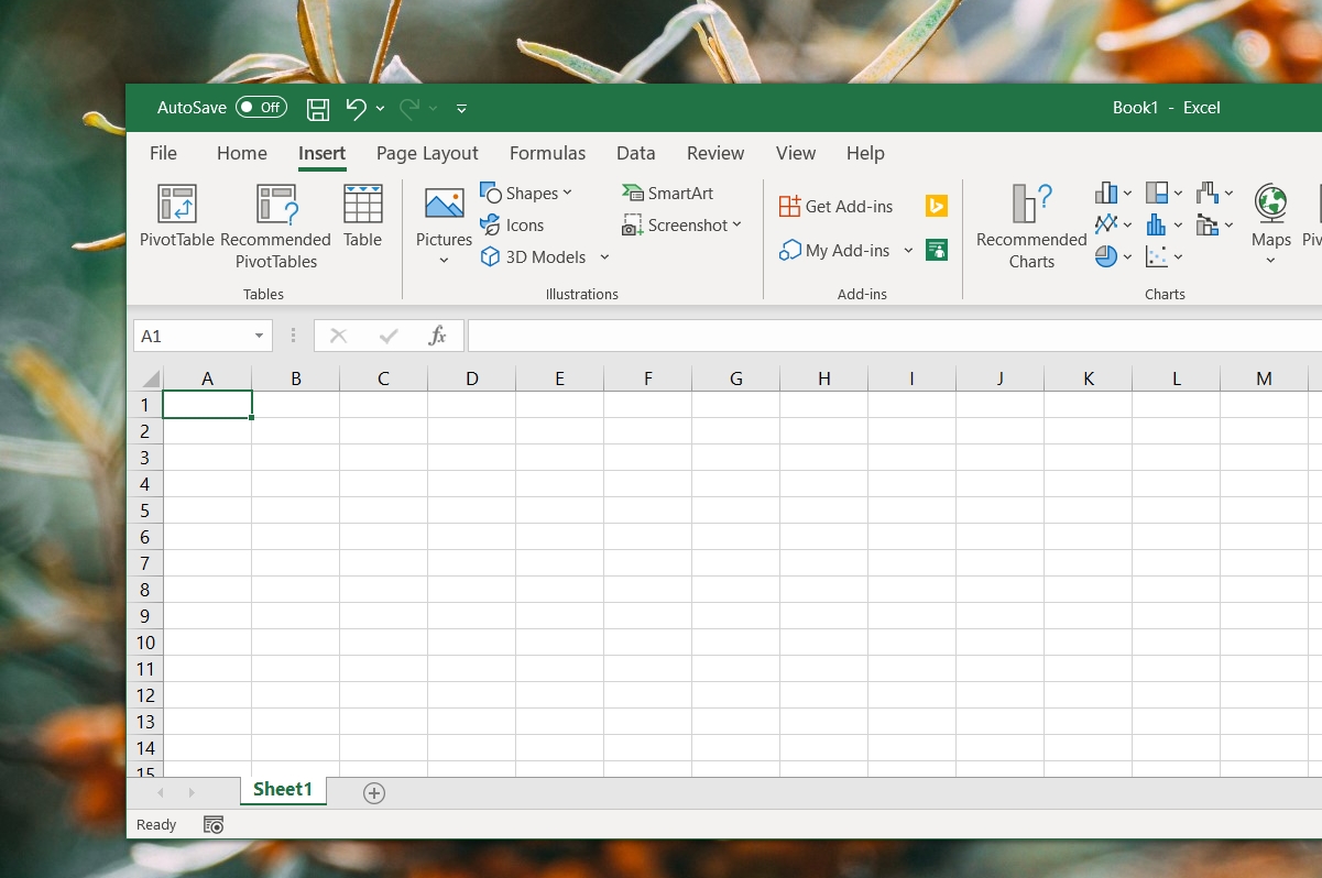 how to insert a header in excel for mac