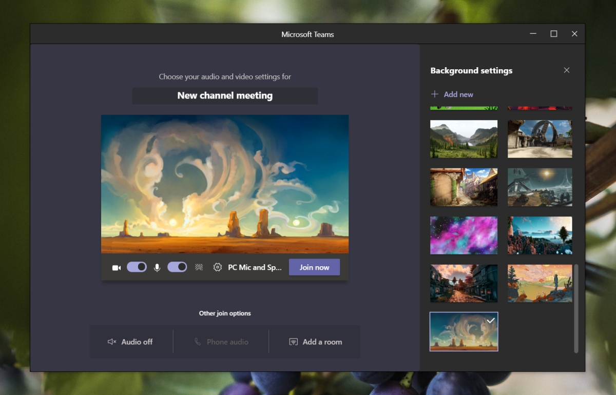 How to use Bing daily images as custom backgrounds in Microsoft Teams