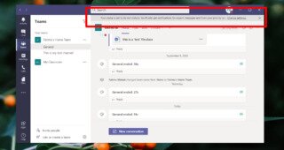 Teams do not disturb when presenting