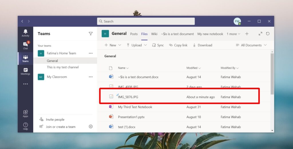 How to fix attached images do not show in Microsoft Teams