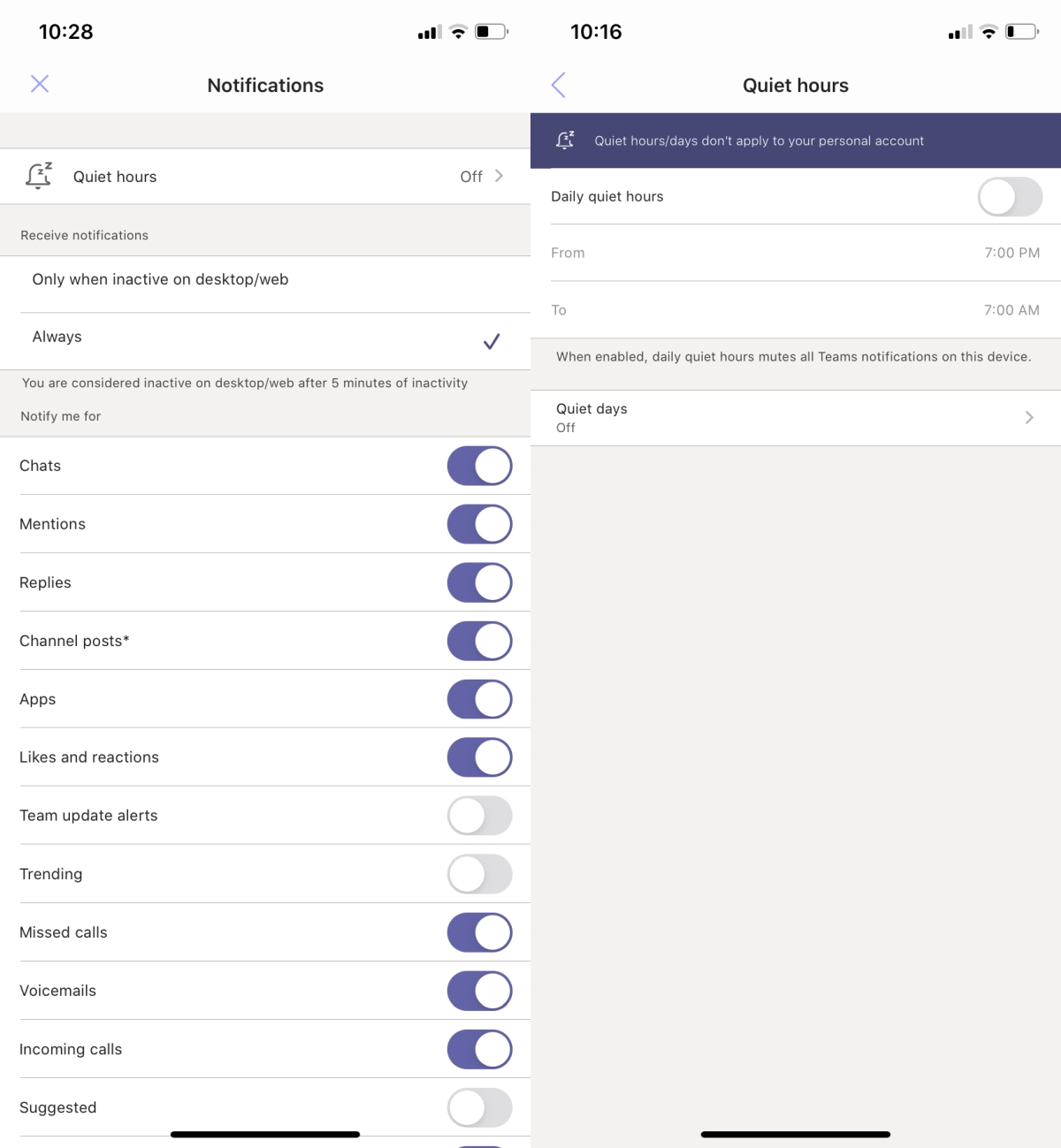microsoft teams not ringing on incoming calls iphone