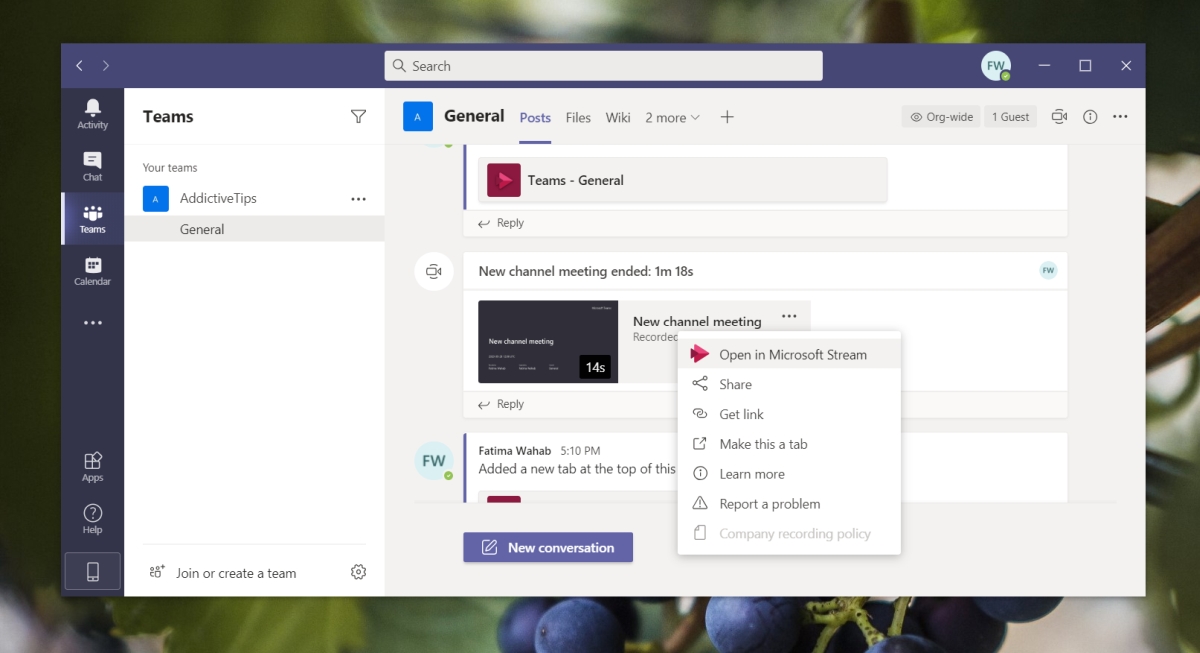 download microsoft stream video as mp4