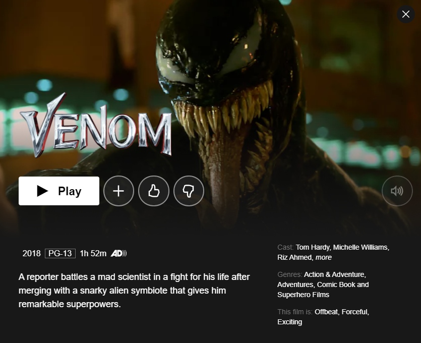 venom 3 full movie netflix