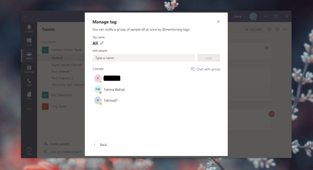 How To Create A Group Tag In Microsoft Teams