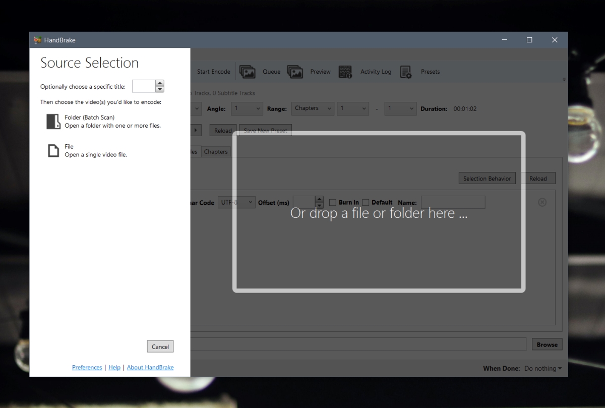 How to embed subtitles in a video on Windows 10