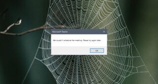 we cant schedule the meeting