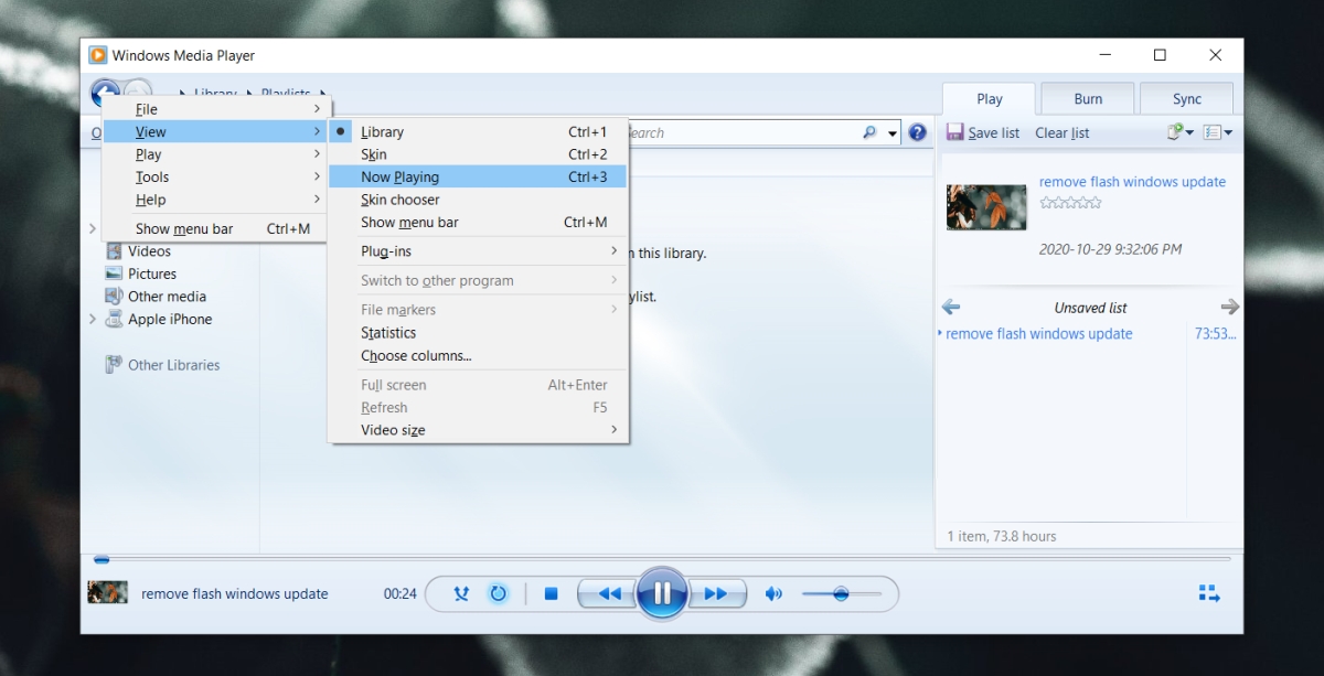 windows media player 11 mp4