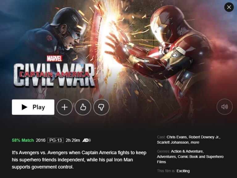 How to Watch Captain America: Civil War on Netflix from Anywhere