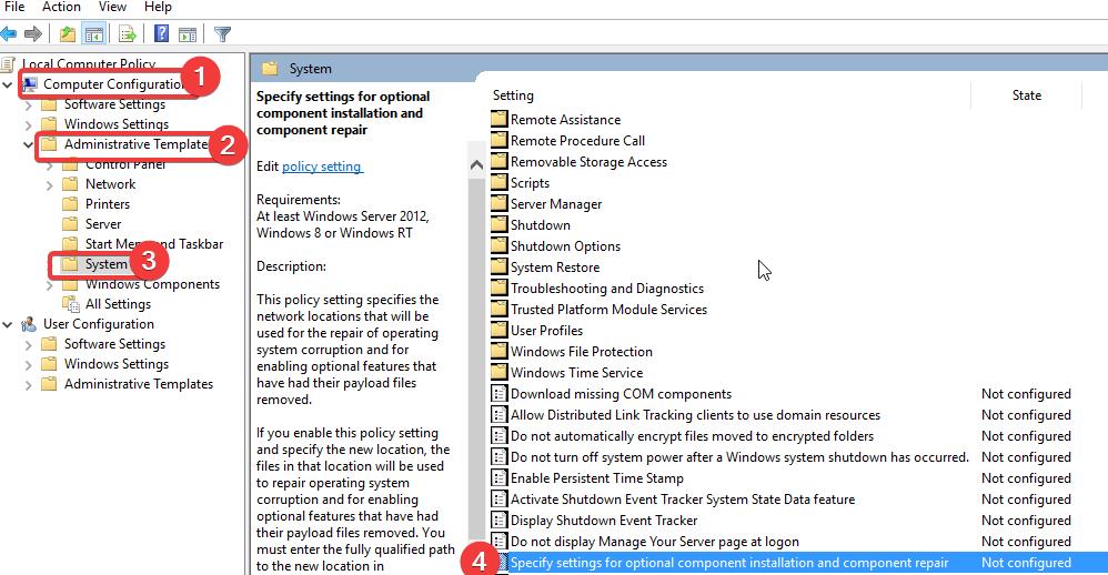 Group Policy Configurations