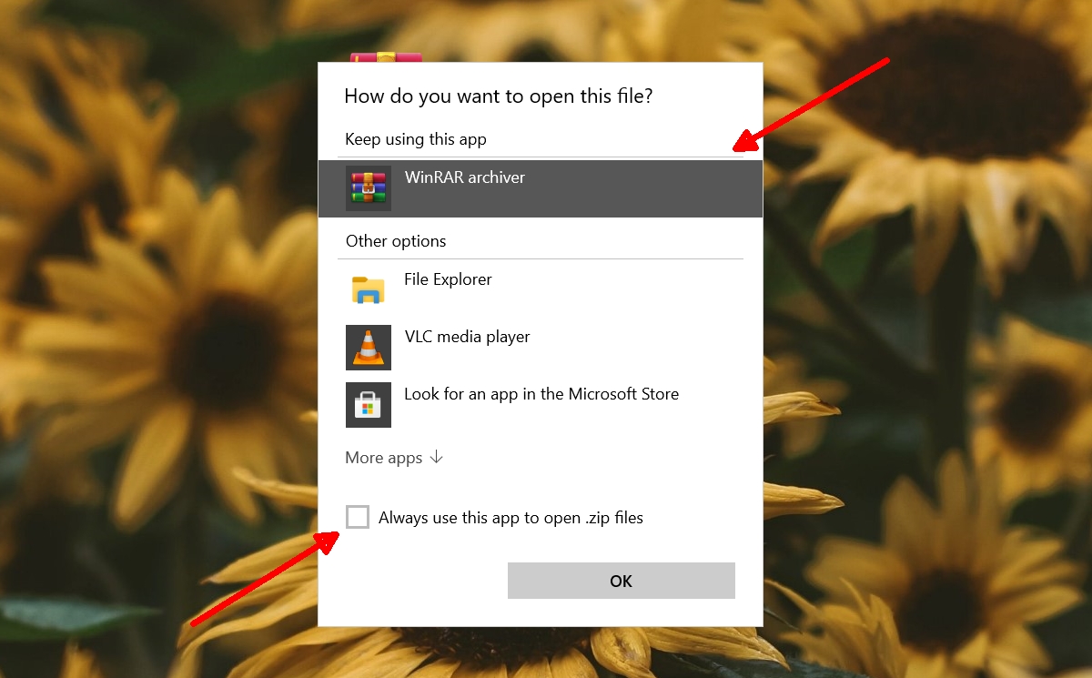 unable to open zip files in windows 10