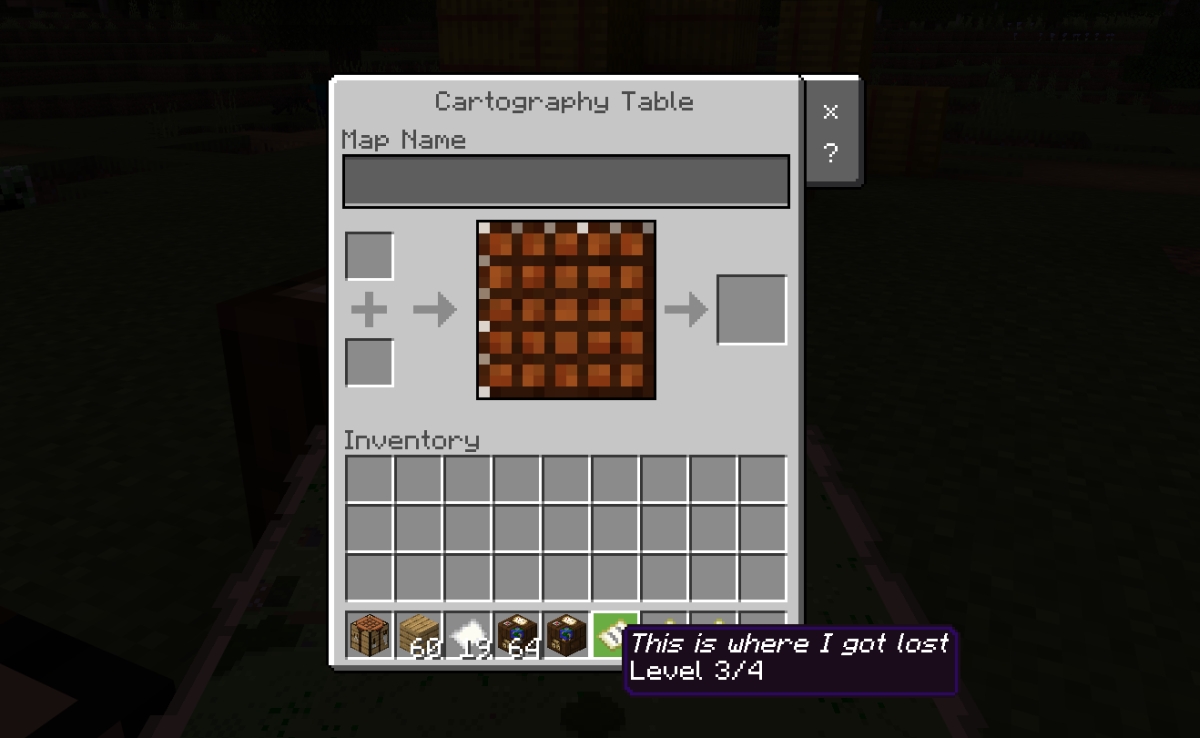 Craft Map In Minecraft How To Name A Map In Minecraft