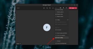 Record Microsoft Teams meeting