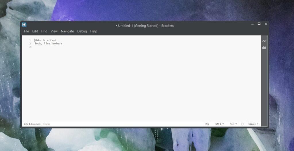 How to get line numbers in notepad on windows 10