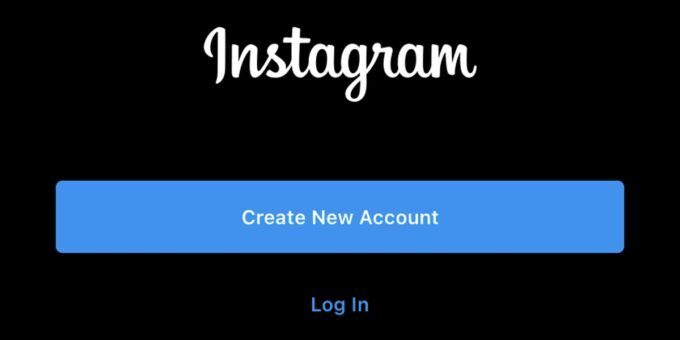 Instagram sign up error