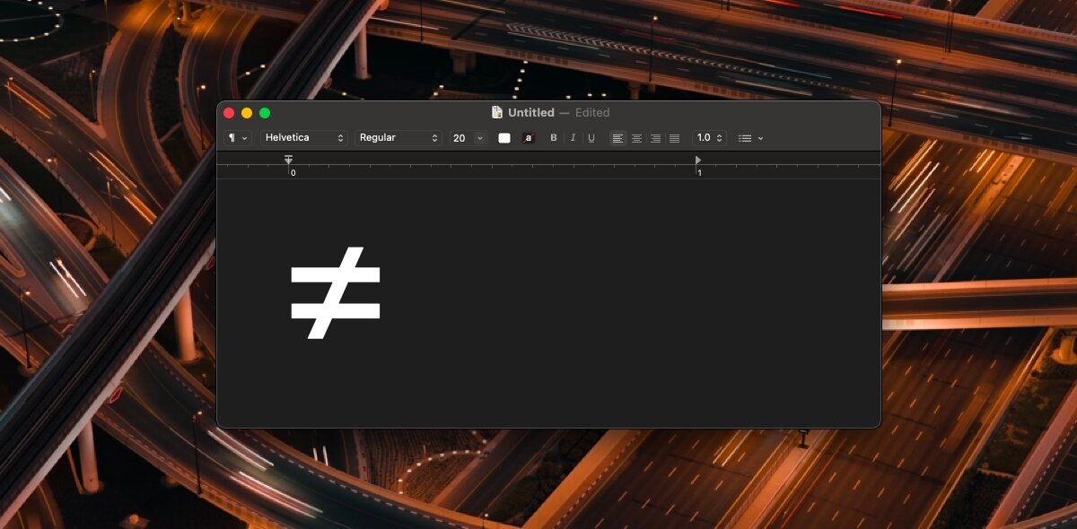 Does Not Equal Sign - How to Type The Not Equal Symbol ( ≠ )