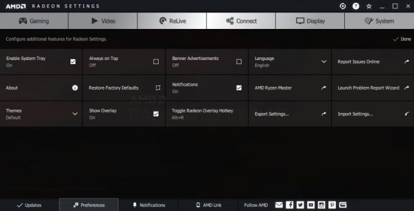 AMD Radeon Software (Overlay)