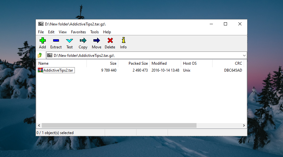 7zip unzip gz file command line