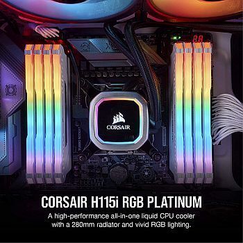 Corsair H115i RGB Platinum AIO Liquid CPU Cooler