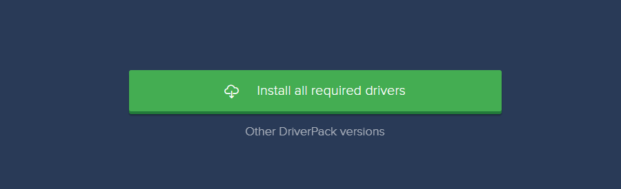 Страница загрузки DriverPack Solution