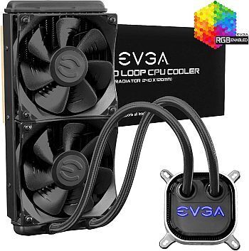 EVGA CLC 240mm All-In-One RGB LED CPU Liquid Cooler