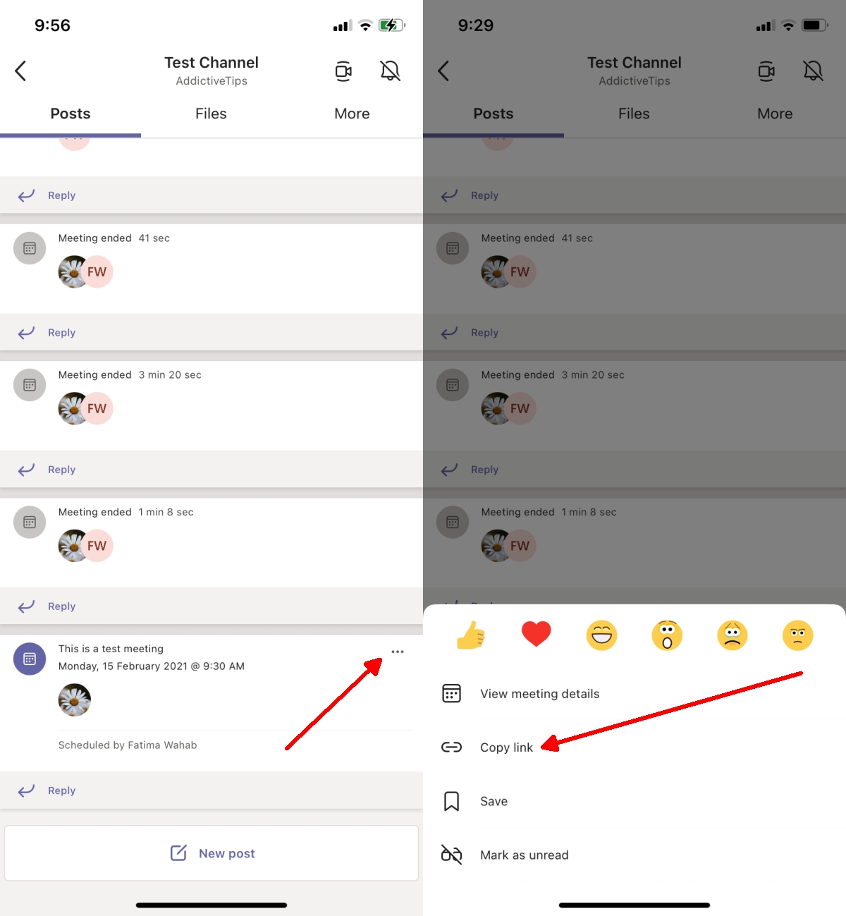 How to get a Microsoft Teams meeting link