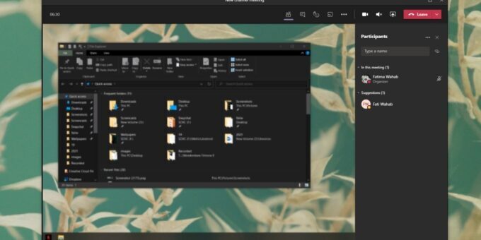 Microsoft Teams Share multiple screens
