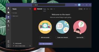 Microsoft Teams dark mode