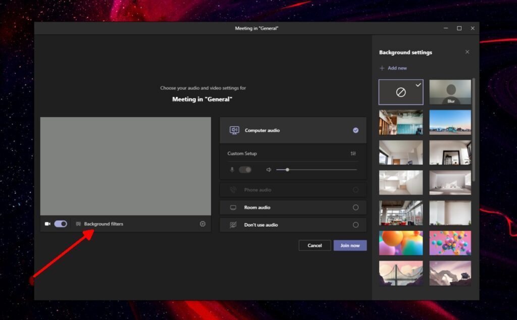 How to enable Microsoft Teams green screen