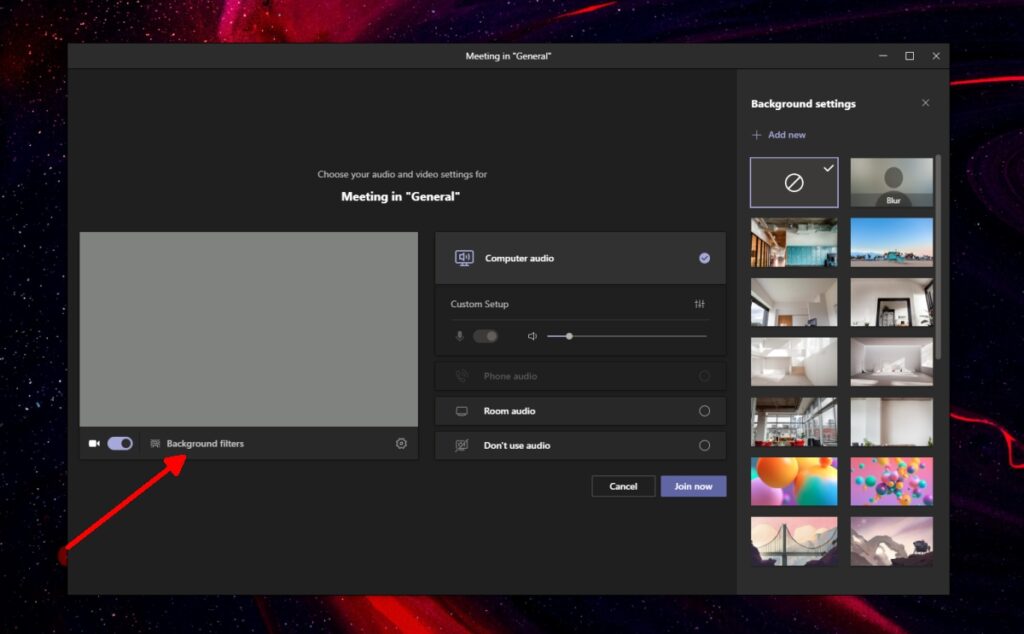 How to enable Microsoft Teams green screen